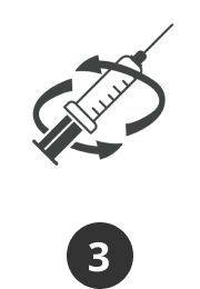 step 3 using standard vial