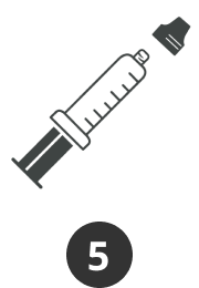 step 5 using standard vial